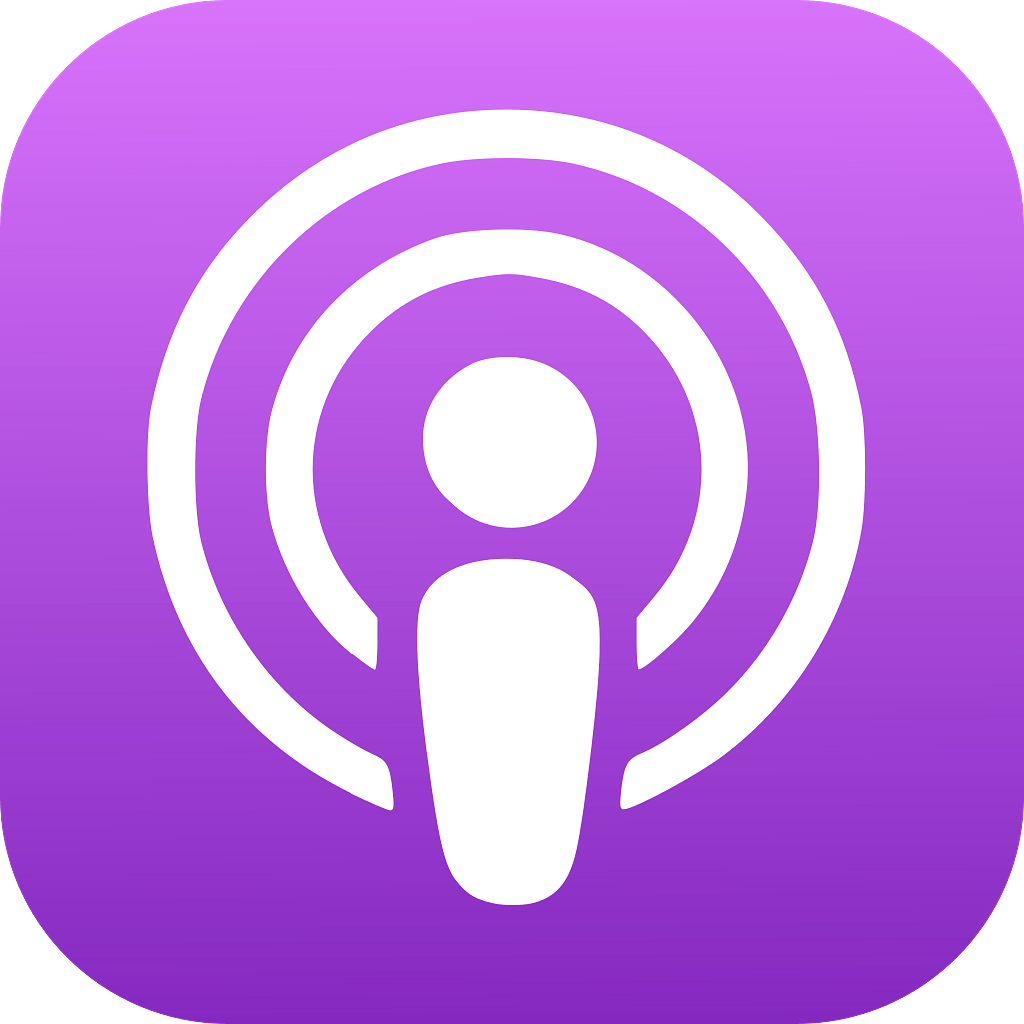 Apple Podcast icon, a web-based podcast service